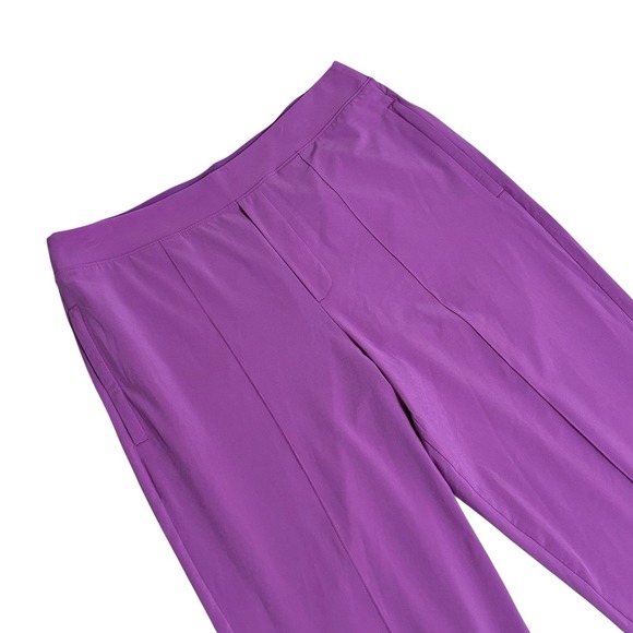 Athleta Brooklyn Heights Vienna Pull On High Rise Pants Size 12 Jazz Purple EUC - Picture 6 of 16